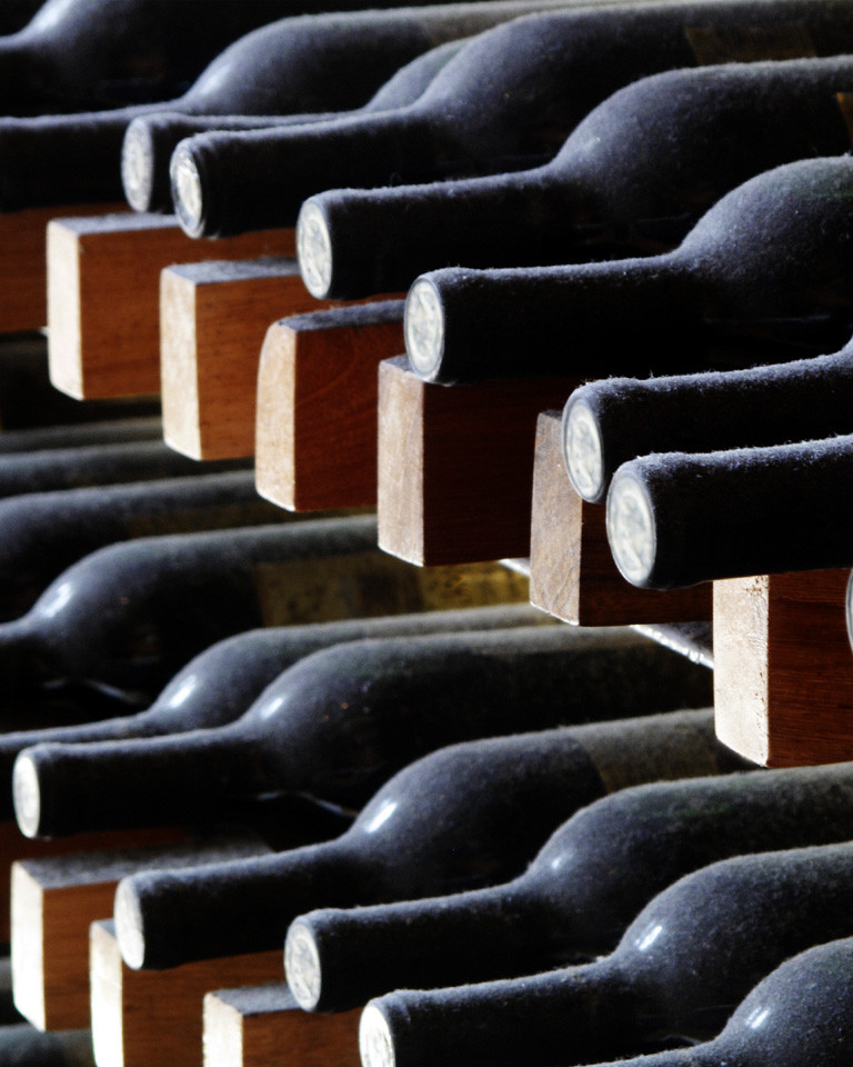 Good cellaring is important for those fine wines...