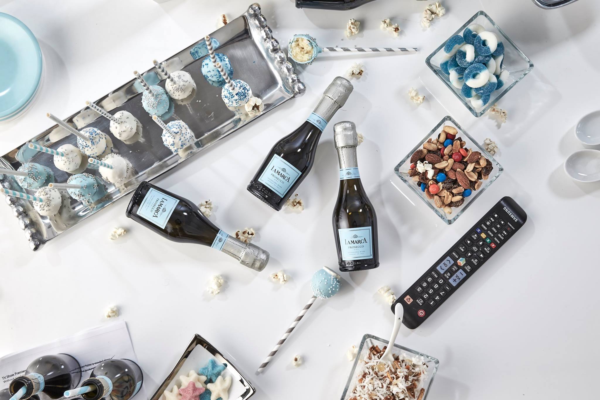 La Marca Piccolos lying on table