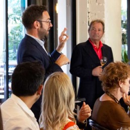 Champagne Billecart-Salmon Brand Ambassador Sebastien Papin at Dhall & Nash Neo masterclass