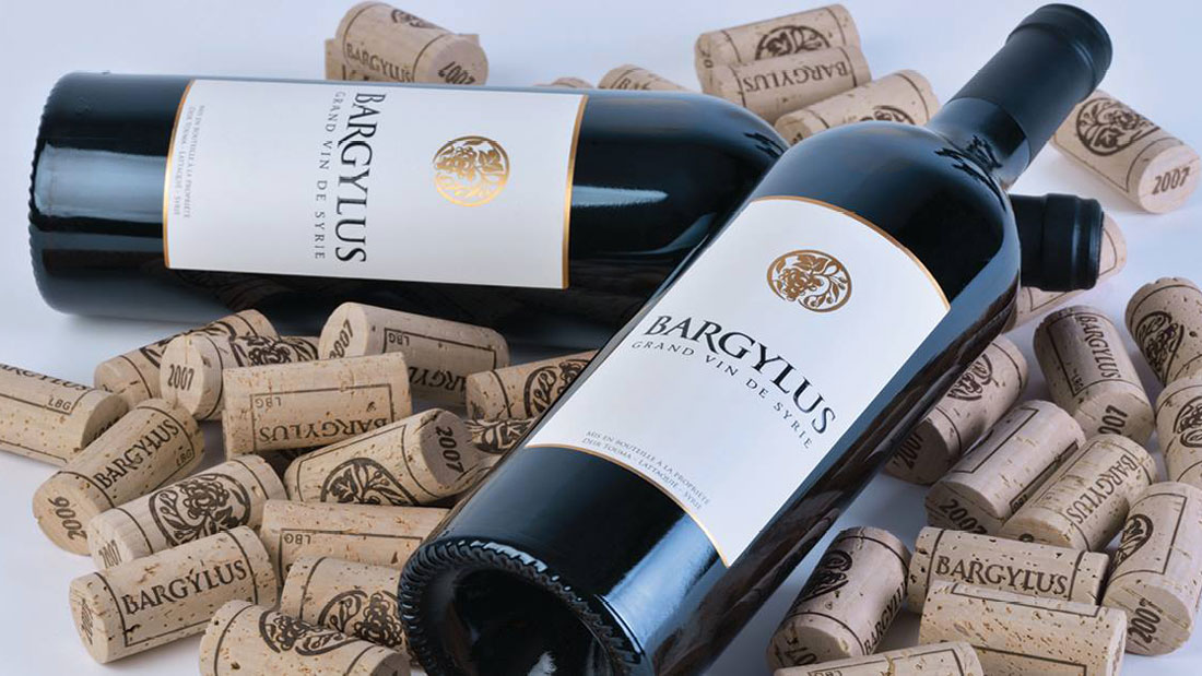 Bargylus wines lying among corks