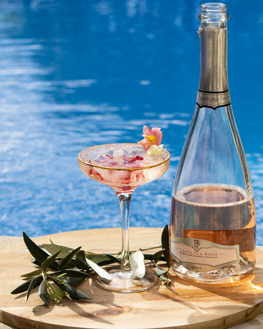 Poolside Sartori Prosecco Rose