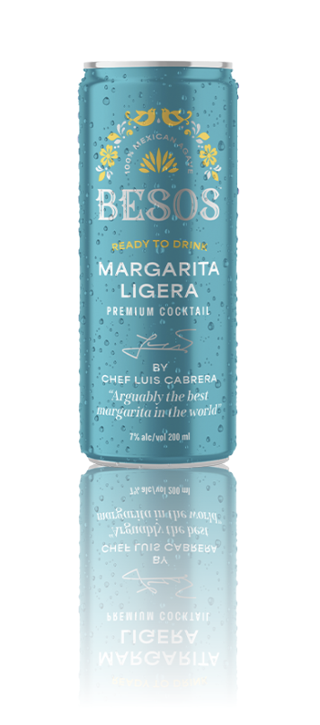 Besos Margarita mix also comes in a can yo