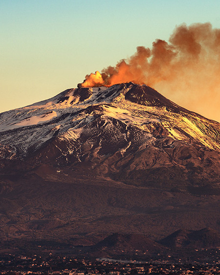 Mt Etna, home of Frank Cornelissen wines