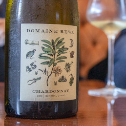 A close up snapshot of a Domaine Rewa Chardonnay