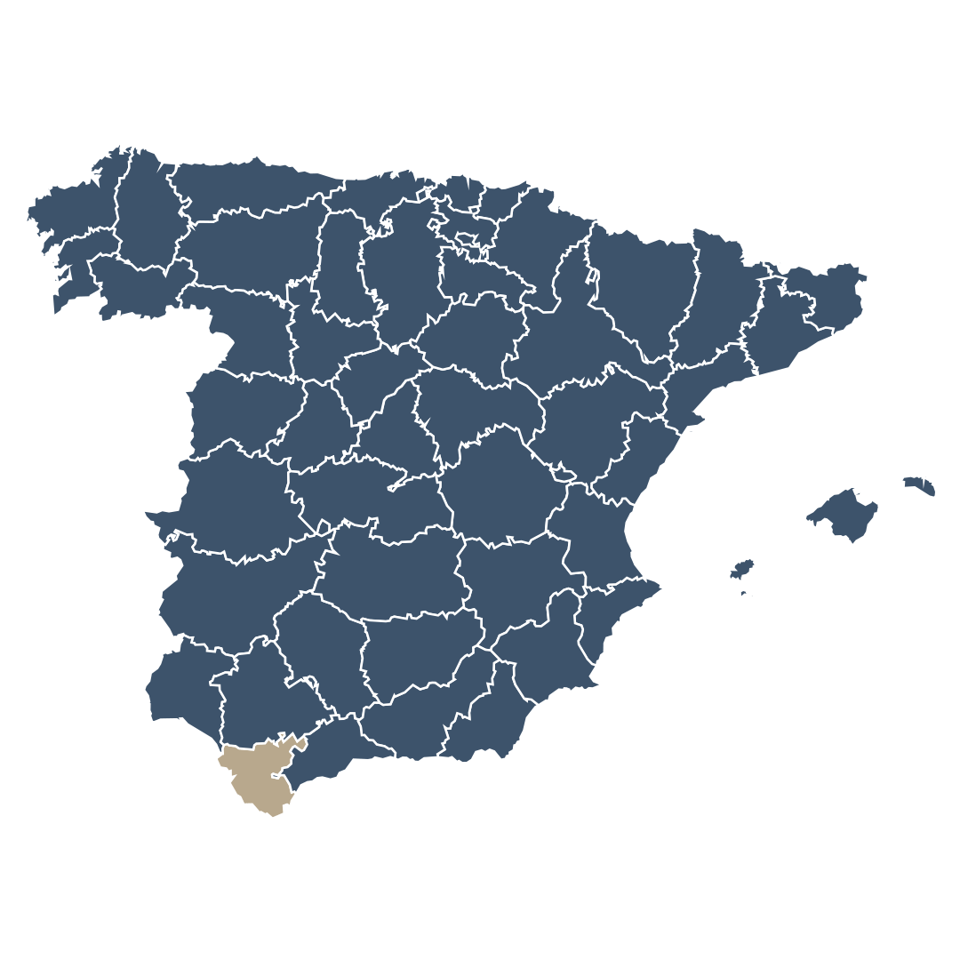 Map - Cadiz, Spain